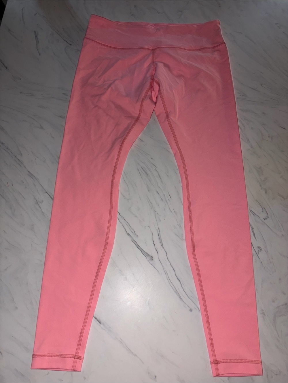 Lululemon stretch sport yoga leggings tights 10  pink peach